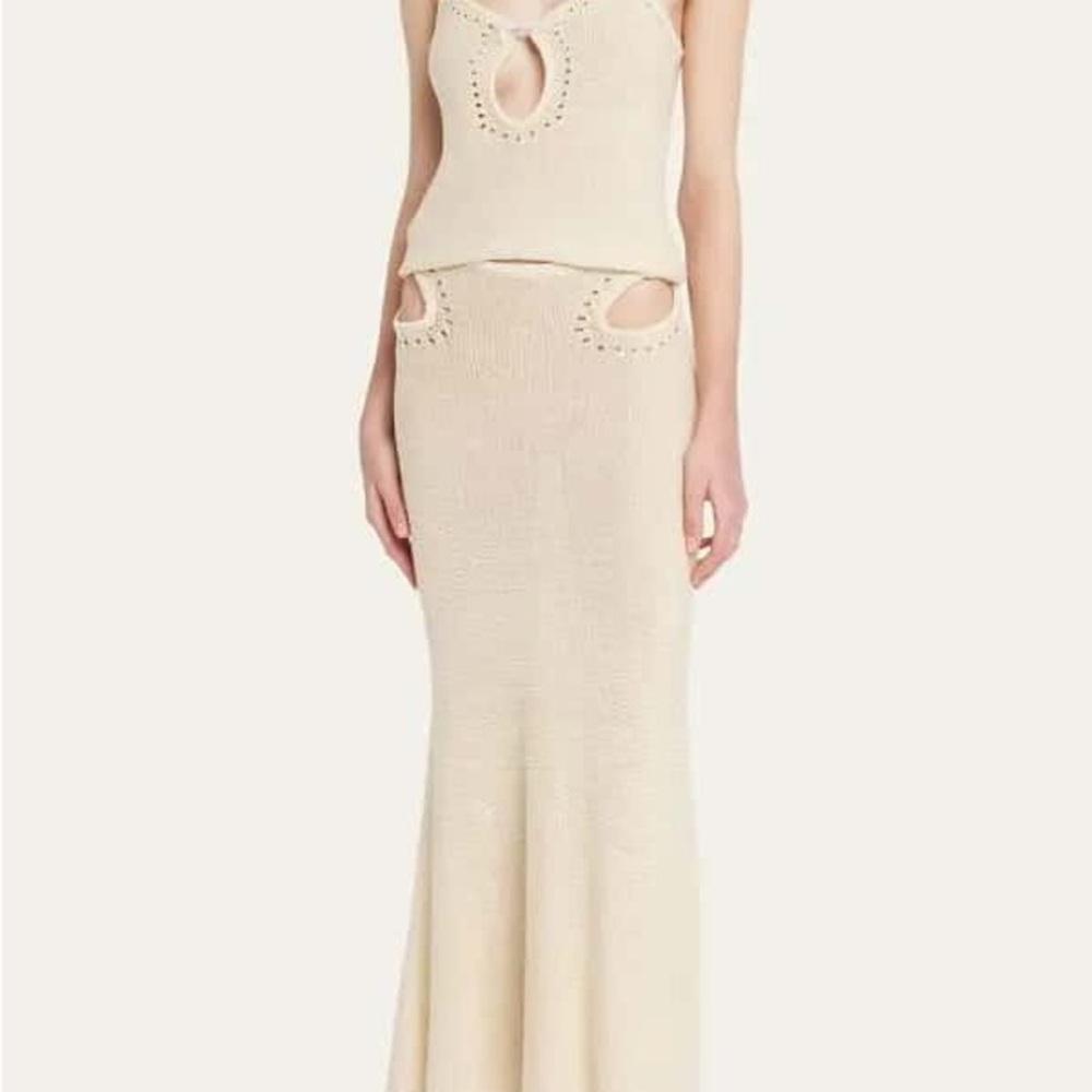 Cream Knit Tank Top - Picture 5 of 10